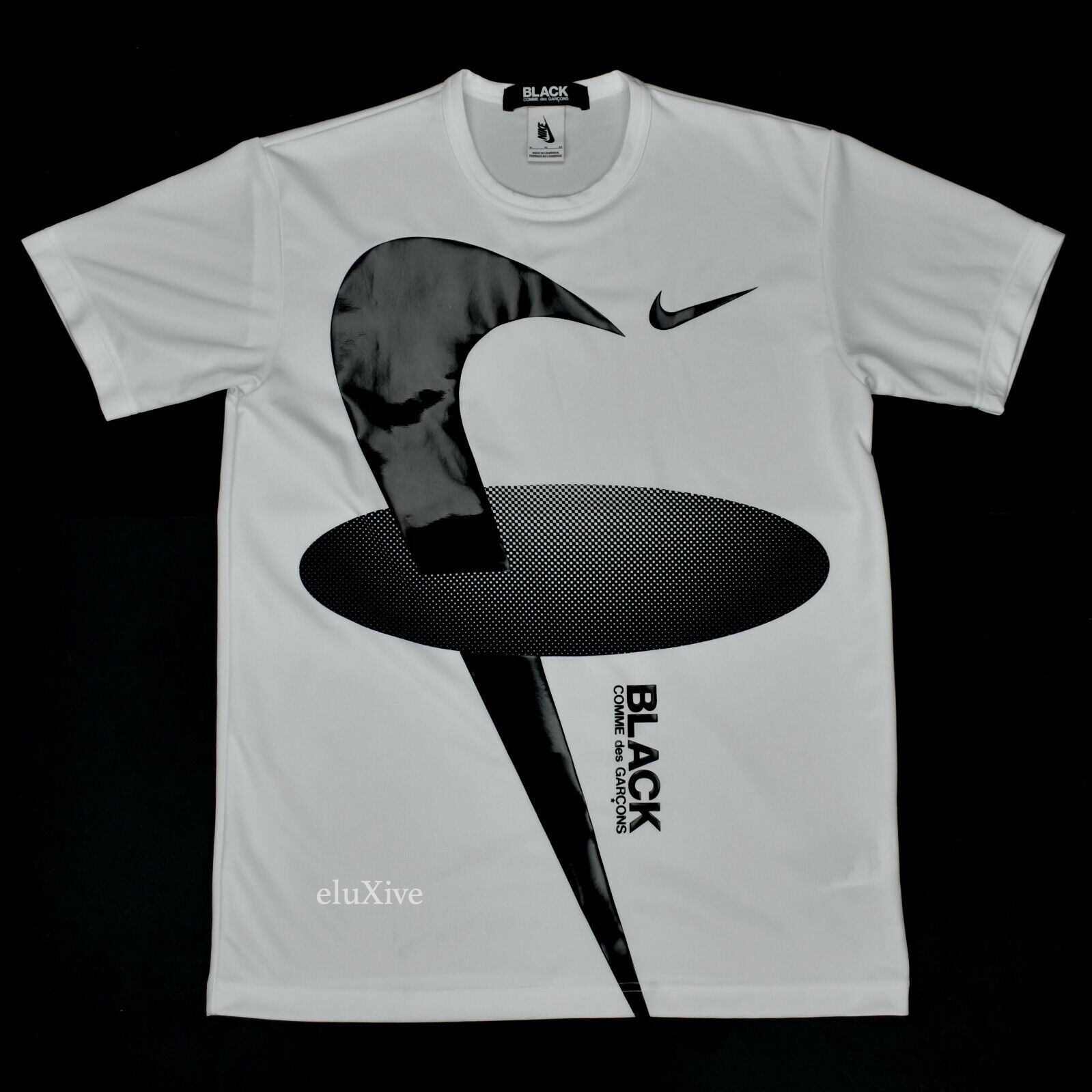 NWT Comme des Garcons CDG BLACK Nike Hole Illusion T-Shirt NWT Comme des Garcons CDG BLACK Nike Hole Illusion T-Shirt