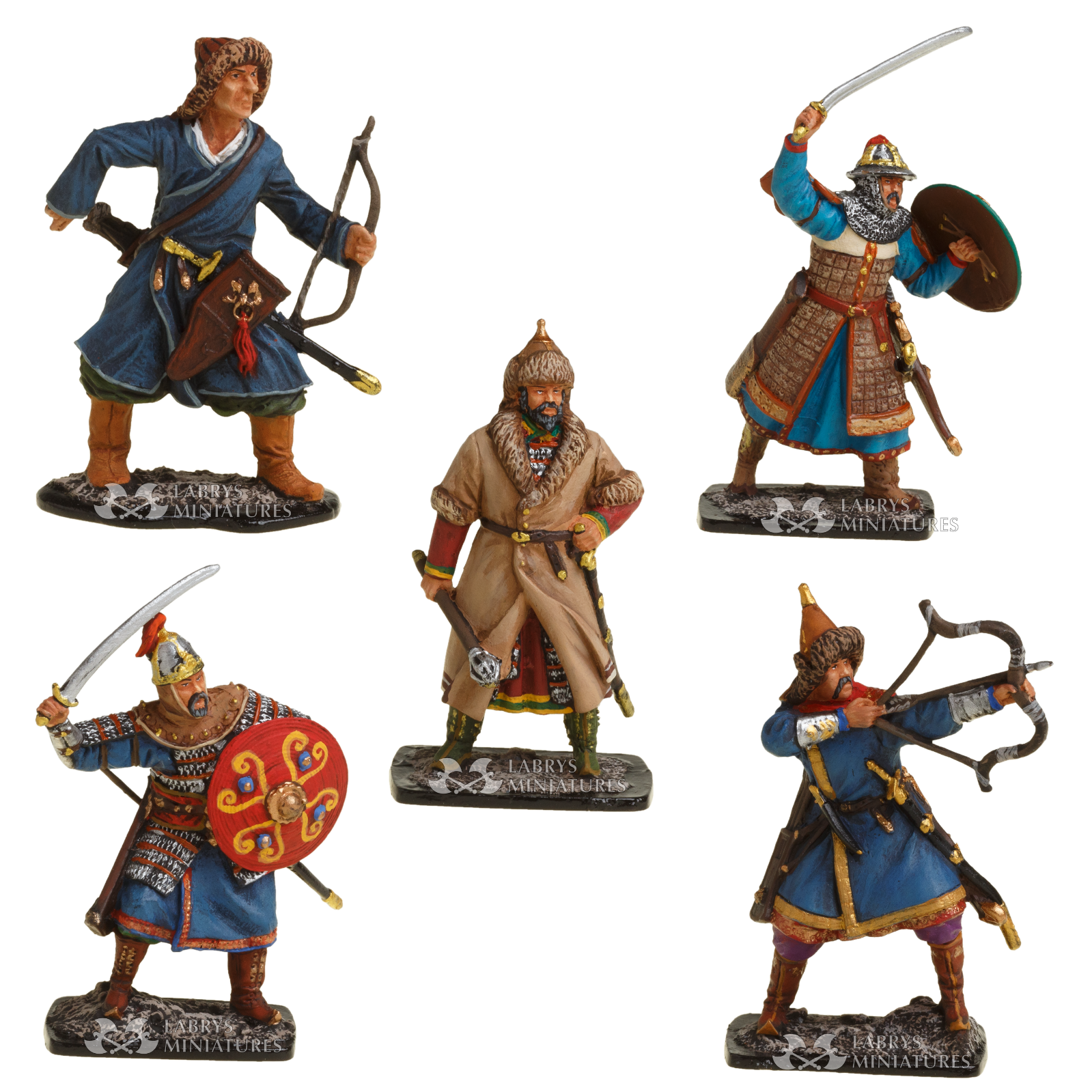 Mongol warriors Painted Miniature Tin Toy Soldier Pre-Sale