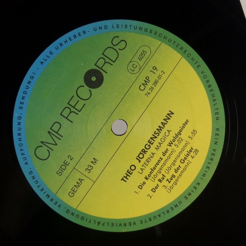 THEO JORGENSMANN: Laterna Magica CMP Records Jazz LP NM Vinyl | eBay