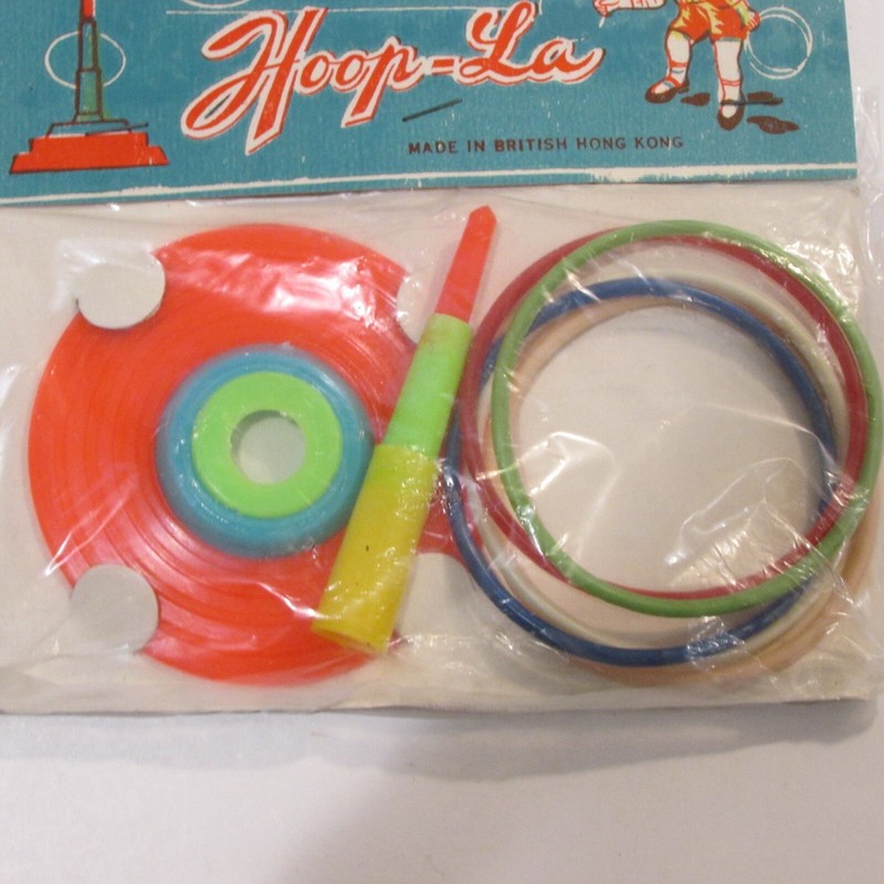 Vintage Dime Store Hoop-La Toy New in Package British Hong Kong 1950-60s #8803
