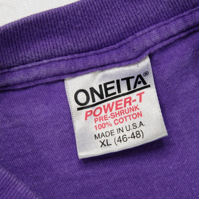 Rare Vintage ONEITA The Fusion Zone Apple Education T Shirt