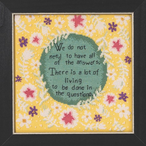 Living the Questions Beaded Cross Stitch Kit Curly Girl 2022 Mill Hill CG302212