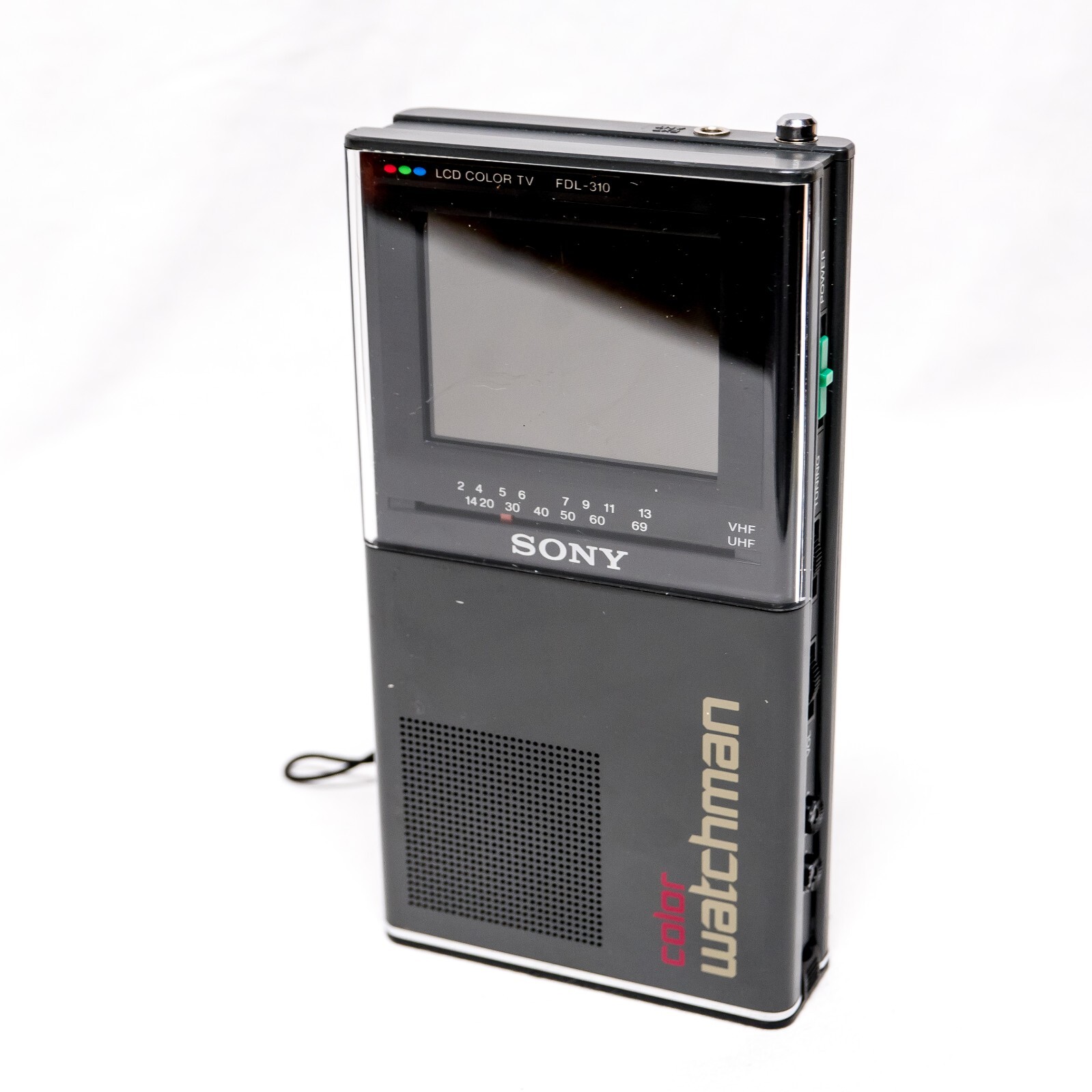Sony Watchman Portable Analog LCD Color TV FDL-310 Vintage Sony Watchman Portable Analog LCD Color TV FDL-310 Vintage