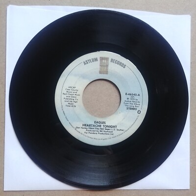 EAGLES Heartache Tonight/Teenage Jail 45 7'' POP ROCK Record Vinyl Records