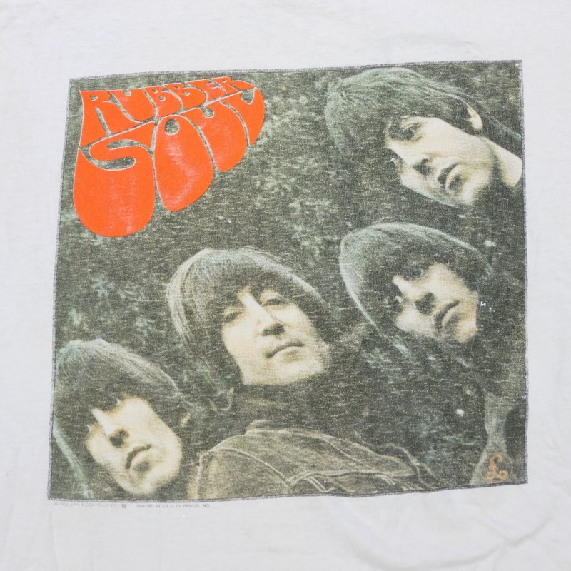 THE BEATLES ビートルズ RUBBER SOUL Tシャツ 90s 白 1990 the Beatles Rubber Soul Album T-shirt - Etsy