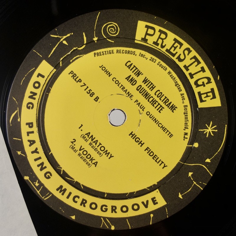洋楽 US original John Coltrane  Quinichette John Coltrane And Paul Quinichette – Cattin' With Coltrane