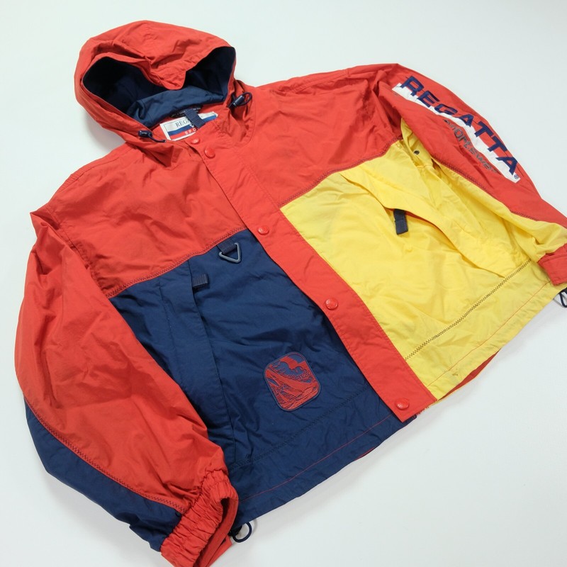 Rare Vintage REGATTA SPORT Summer Sportswear Color Block
