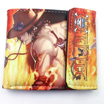 ONE PIECE wallet TwoFold Leather purse Bifold wallet Cosplay