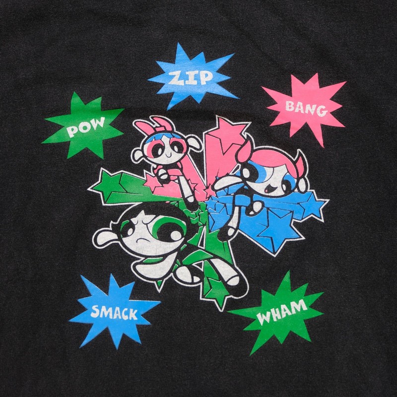 T-Shirt Vintage 2001 Les Super Nanas - Courses Farfelues - Cartoon Network - Taille S Violet