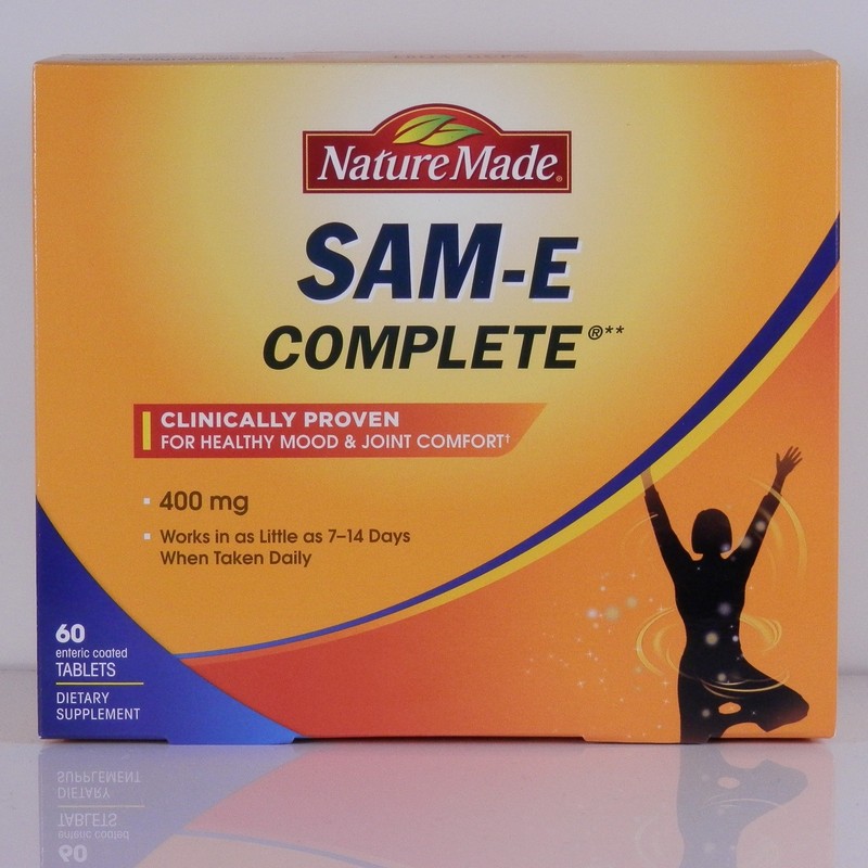 sam-e nature made 400 mg 60 enteric coated tablets 2 mo supply