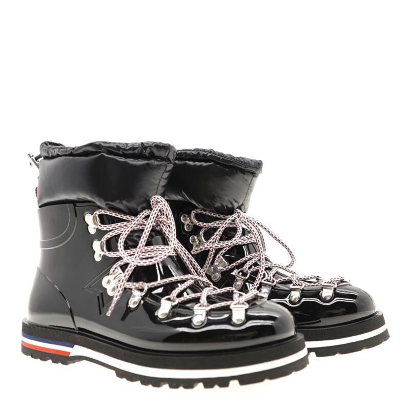 Pre-owned Moncler Inaya Boots With Removable Insulated Down Black Size 37