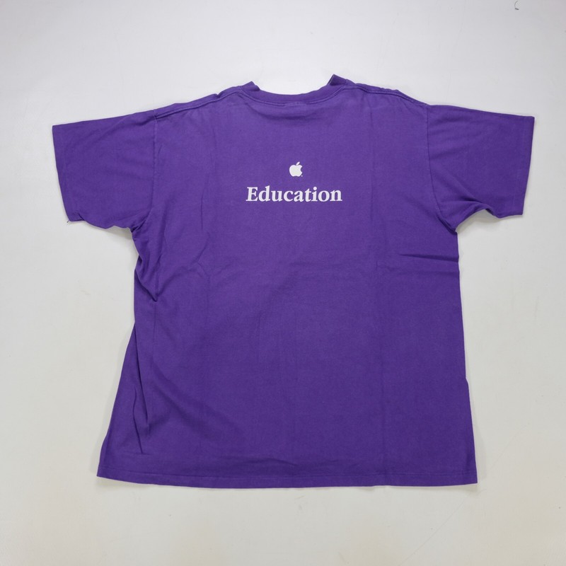 Rare Vintage ONEITA The Fusion Zone Apple Education T Shirt