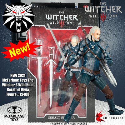 NEW 2021 McFarlane Toys The Witcher 3 Wild Hunt Geralt of Rivia Figure #13408
