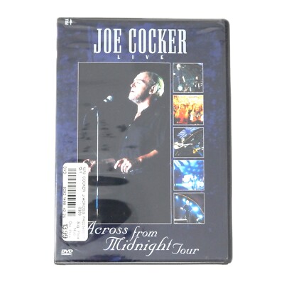 JOE COCKER LIVE: ACROSS FROM MIDNIGHT TOUR CONCERT DVD (NEW/NIB)