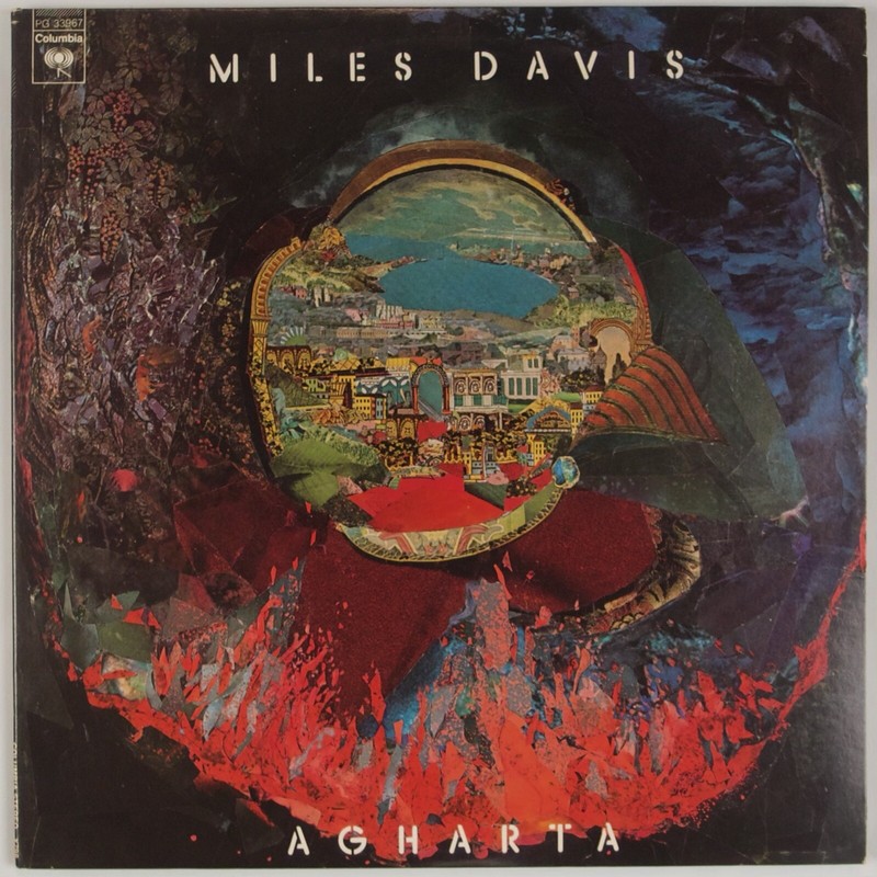 MILES DAVIS: Agharta US Columbia Terre Haute ’76 OG Jazz Fusion LP 2x Vinyl NM