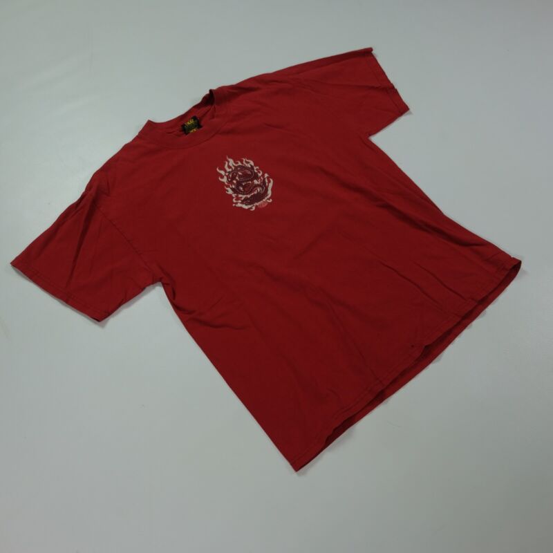 Rare Vintage Year Of The Dragon YD Fire T Shirt 90s 2000s Rare Vintage Year Of The Dragon YD Fire T Shirt 90s 2000s