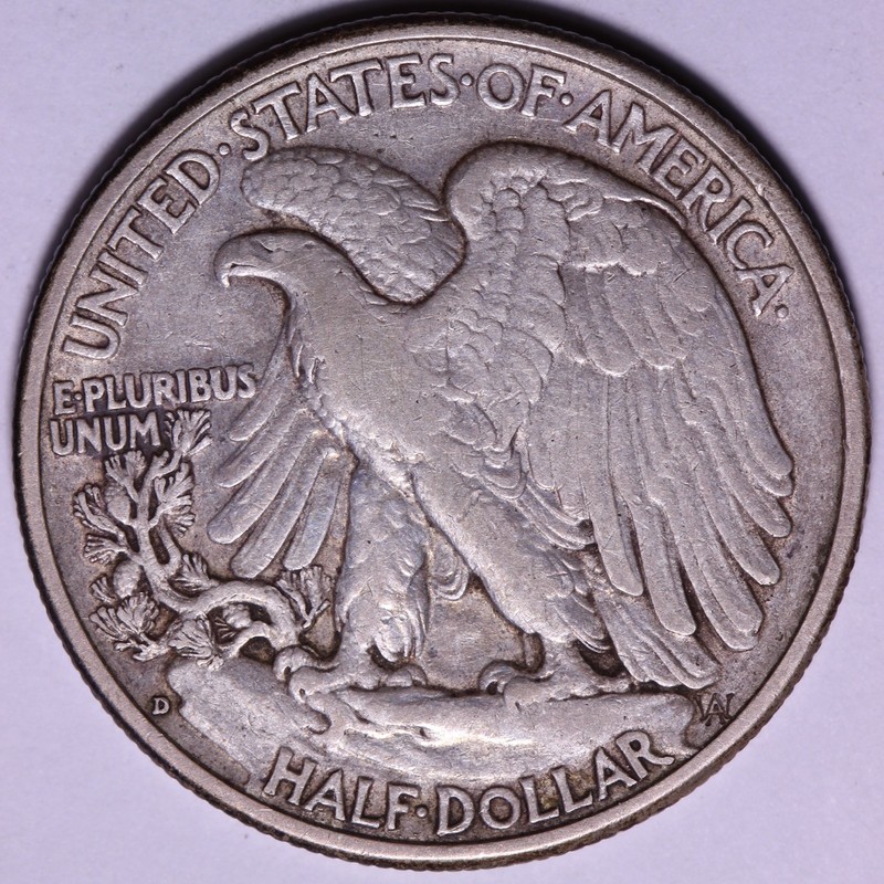 XF 1938-D Walking Liberty Half Dollar                 J1RFT