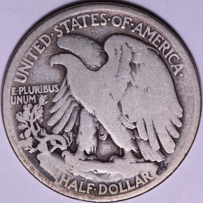 VG 1916-D Walking Liberty Half Dollar                J1KNH
