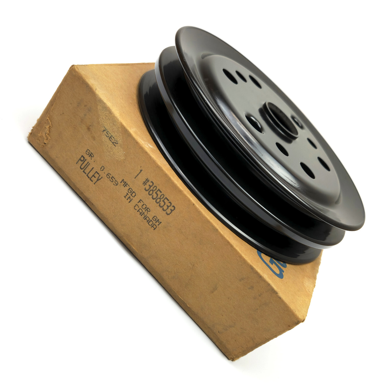 1962-1980 Crankshaft Pulley - 2 Groove Lower 327 / 350 GM
