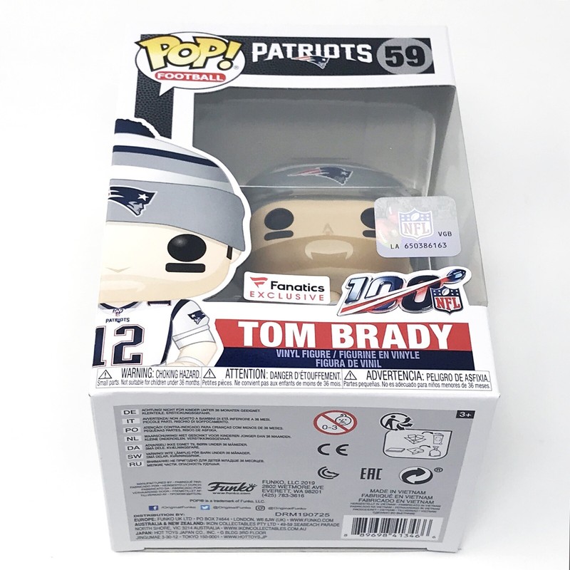 Funko Pop! #59 Tom Brady New England Patriots Fanatics ...