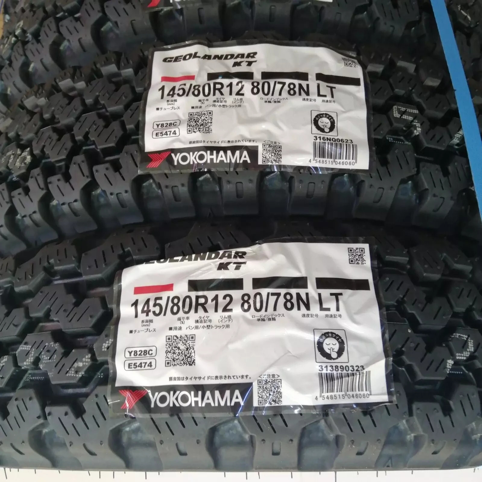 YOKOHAMA Y828 Geolander KT 145/80R12 Tires Snow Mud New set