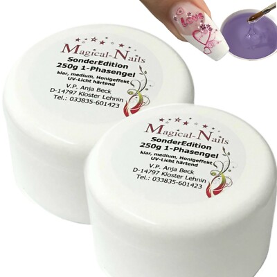 Nagel Gel, Nail Primer Ombre Aufbau 1-Phasen Gel Haft Gel Gloss - Magical-Nails 