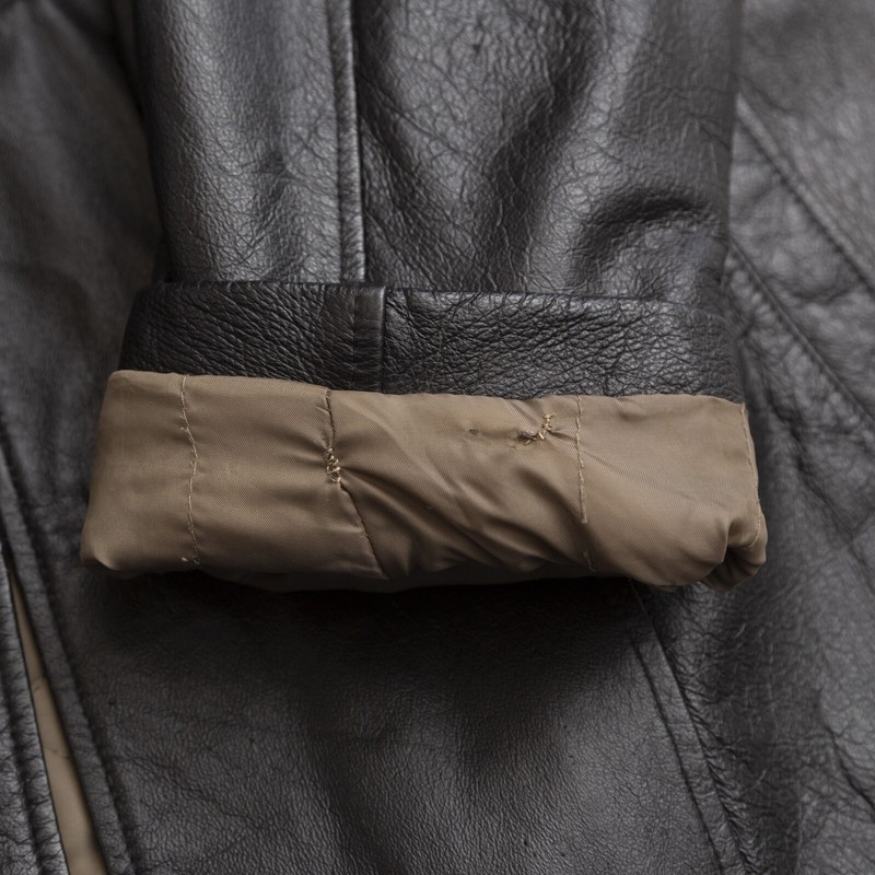 Mens Vintage Leather Jacket Size L Cougar