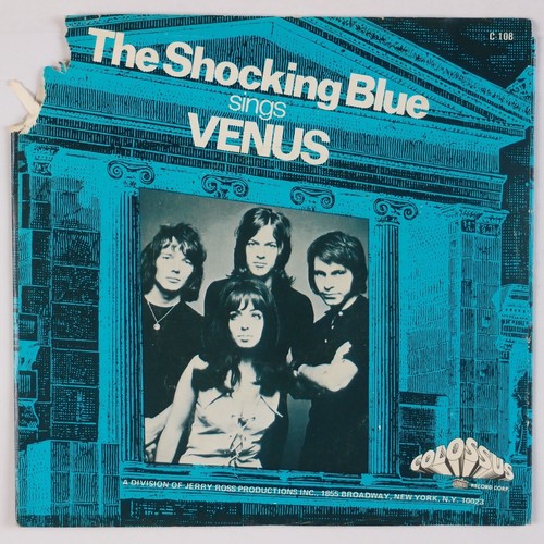 THE SHOCKING BLUE: Venus COLOSSUS USA Psych PS & 45 Rare