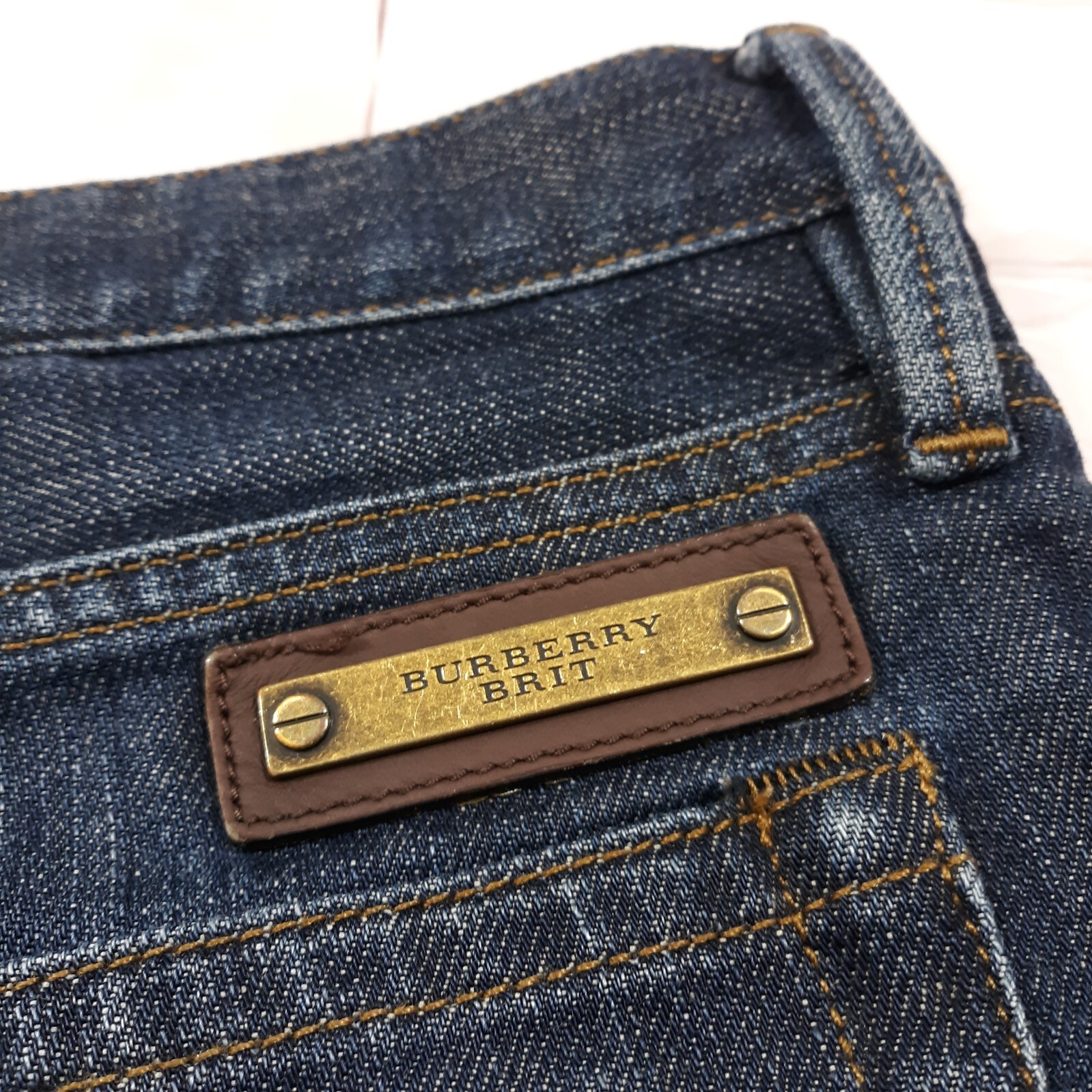 Burberry Brit Cavendish Denim Jeans Mens Size 32 x 34