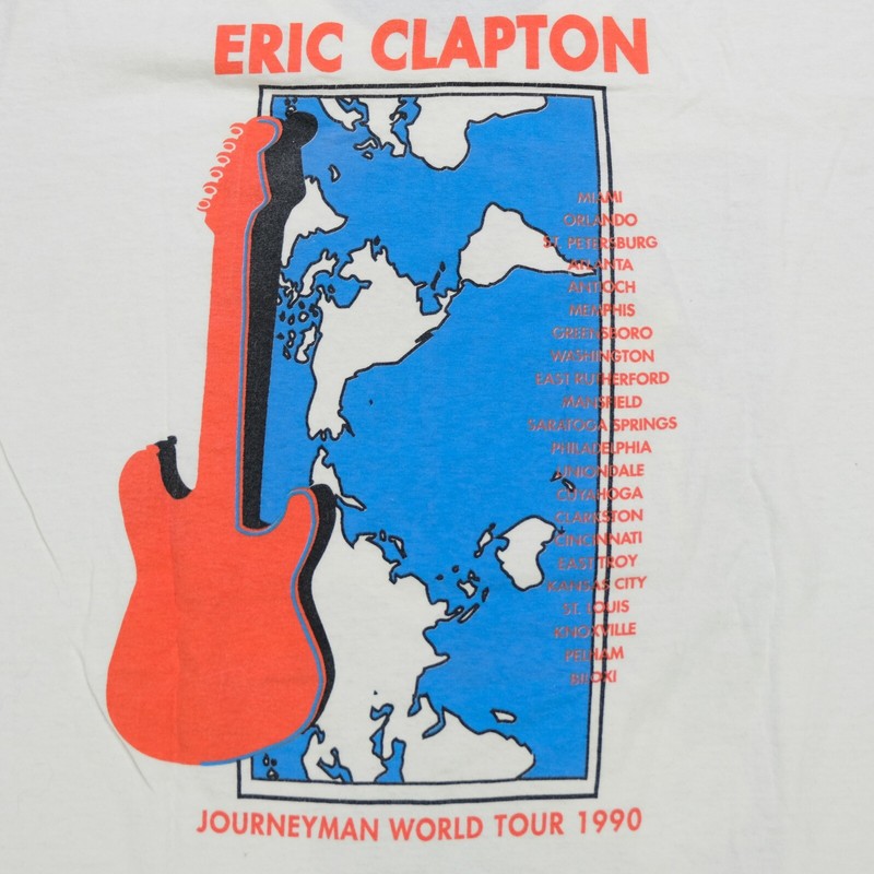 Rare VTG Eric Clapton Journeyman World Tour 1990 Single