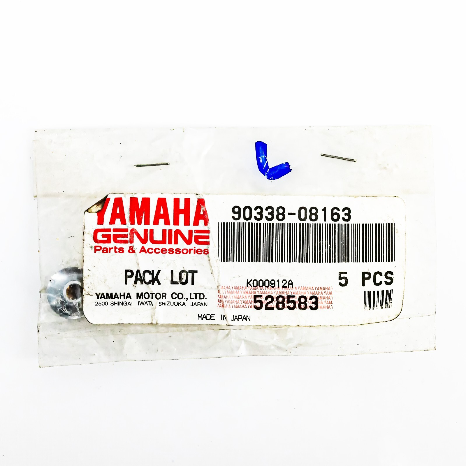 90338-08163] GENUINE YAMAHA - PLUG,SPEC'L SHAPE (5 ea.) | eBay