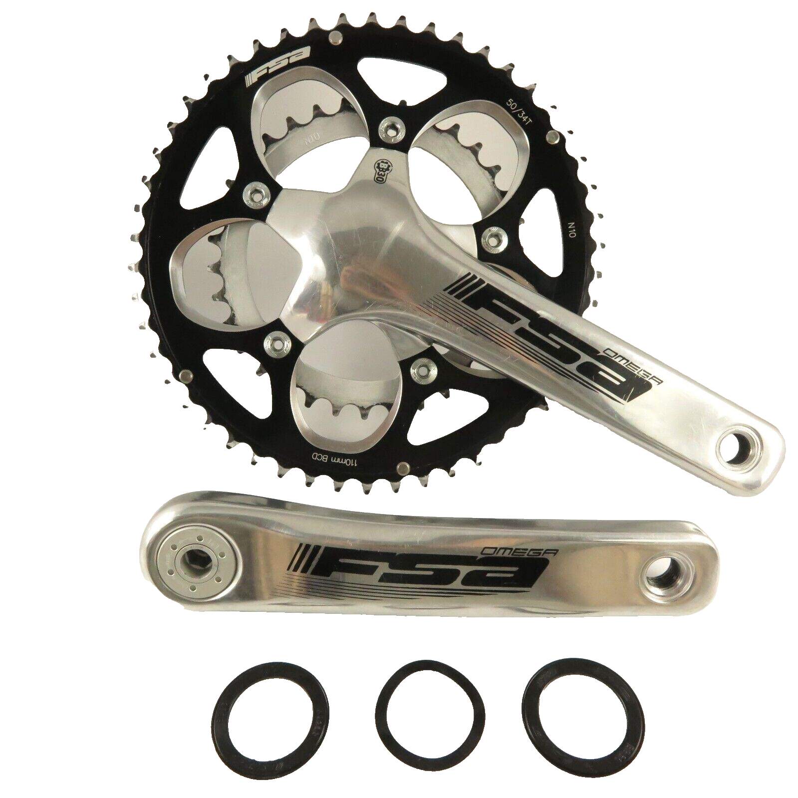 FSA Omega BB30 Crankset ~ 10 Speed ~ FSA Omega BB30 Crankset ~ 10 Speed ~