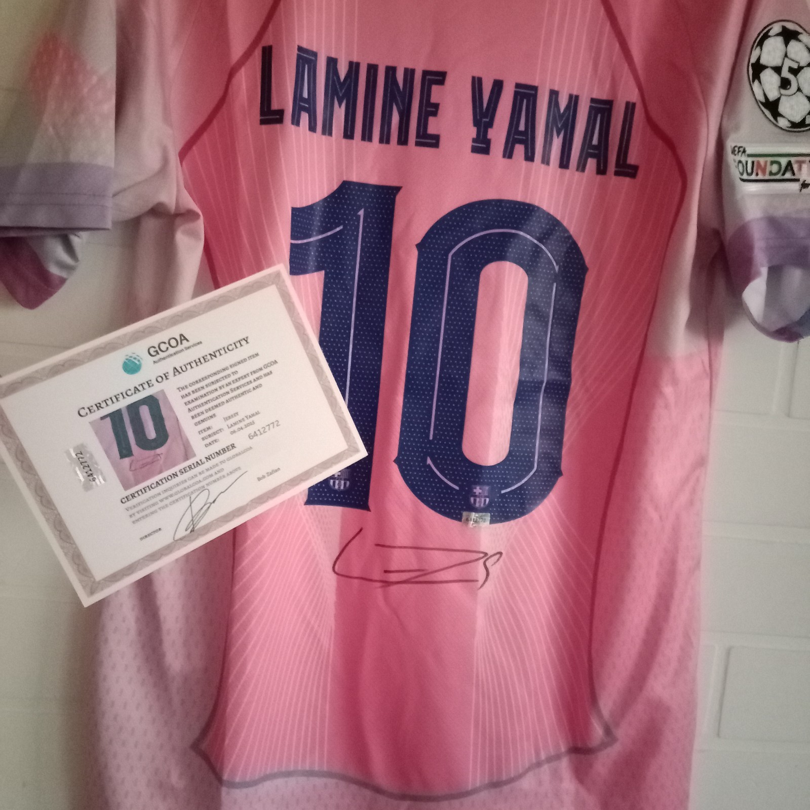 バルセロナ アマル LAMINE YAMAL 10番 半袖 シャツ Amazon.com: FC Barcelona Lamine Yamal Premium Cotton T-Shirt