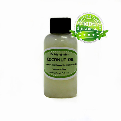 Extra Virgin Coconut Oil Cold Pressed Unrefined Organic Pure Natural Fresh