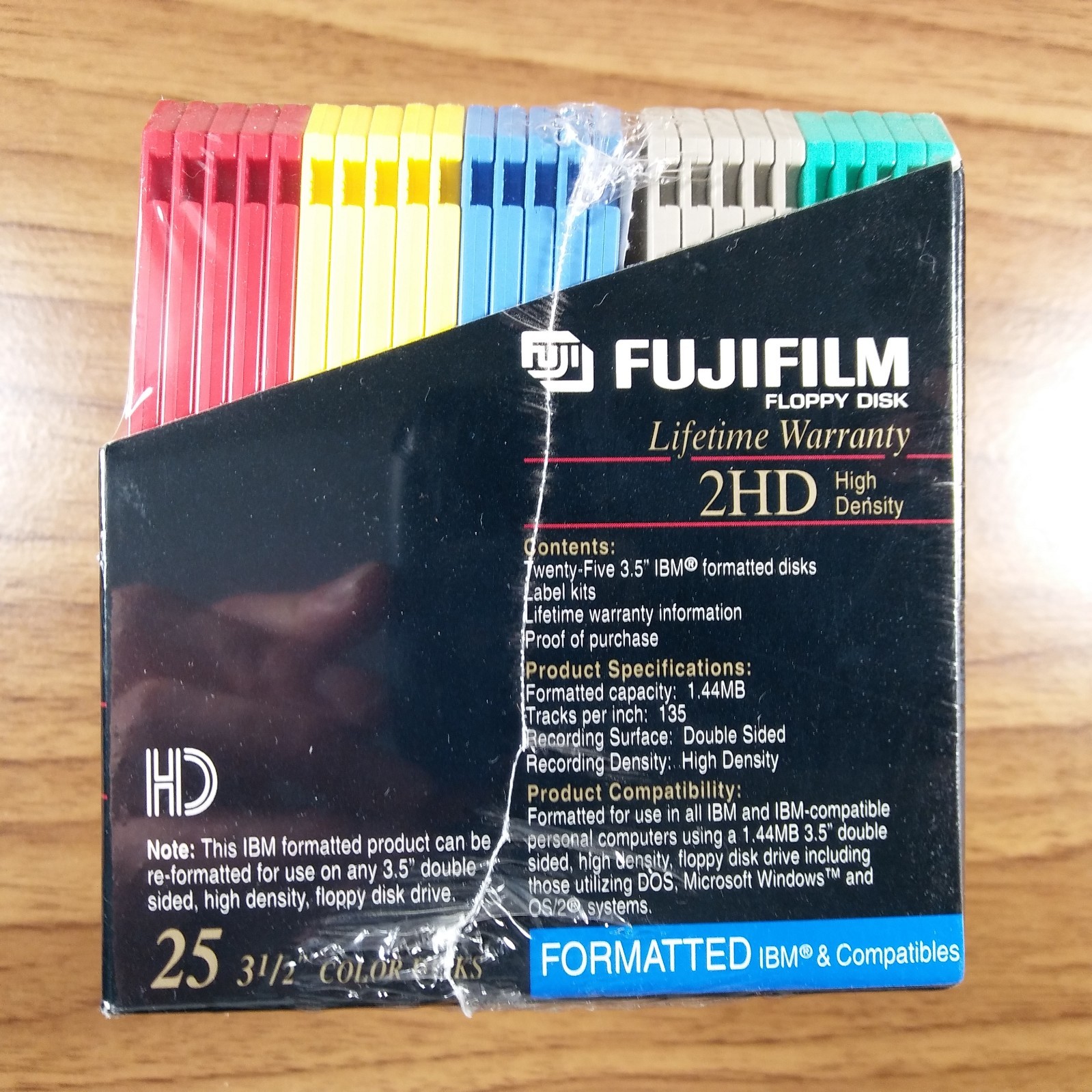 25 Pack Fujifilm Floppy Disks 3 1/2