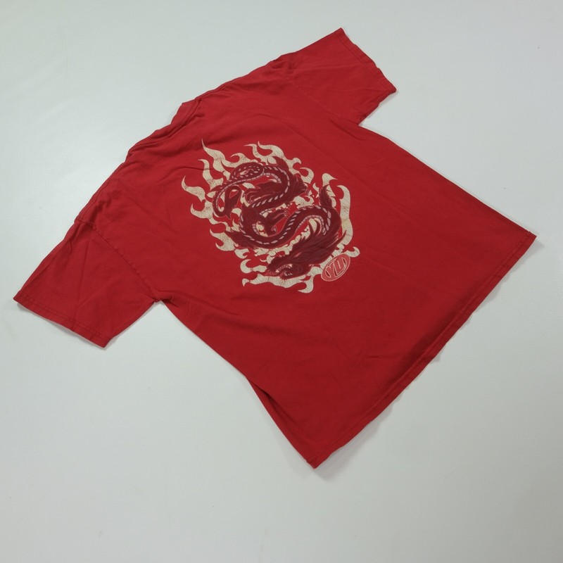 Rare Vintage Year Of The Dragon YD Fire T Shirt 90s 2000s Rare Vintage Year Of The Dragon YD Fire T Shirt 90s 2000s
