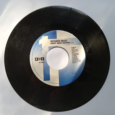45 RPM  Record   RICHARD MARX Right Here Waiting Wait For The Sunrise  Item 2
