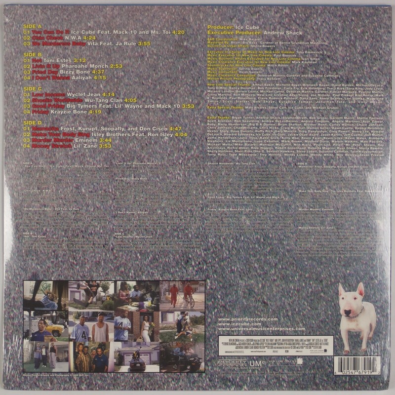 NEXT FRIDAY: Soundtrack Rap Ice Cube Eminem NWA Bone SEALED NEXT FRIDAY: Soundtrack Rap Ice Cube Eminem NWA Bone SEALED