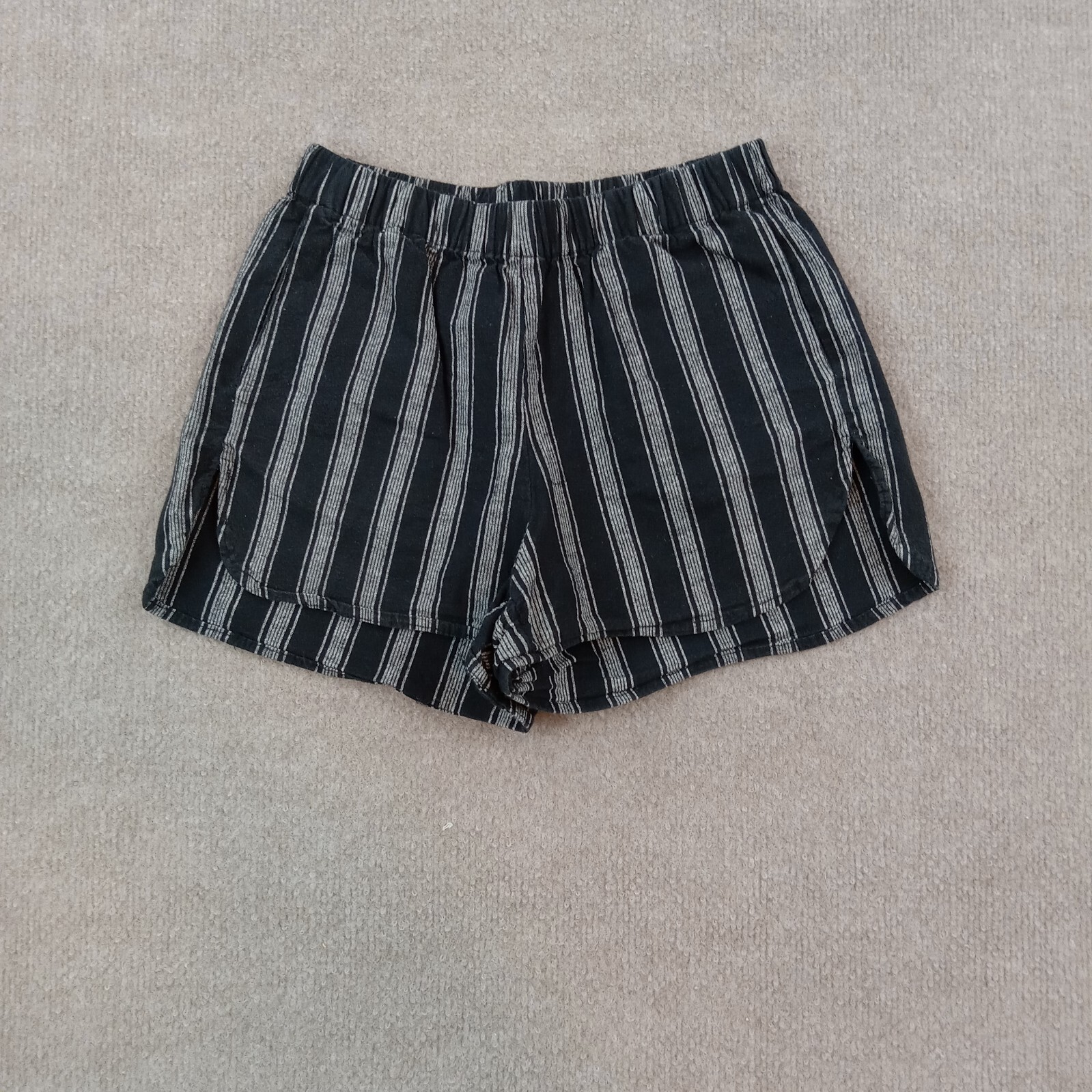 Brandy Melville Shorts Womens One Size 22 Waist Black White