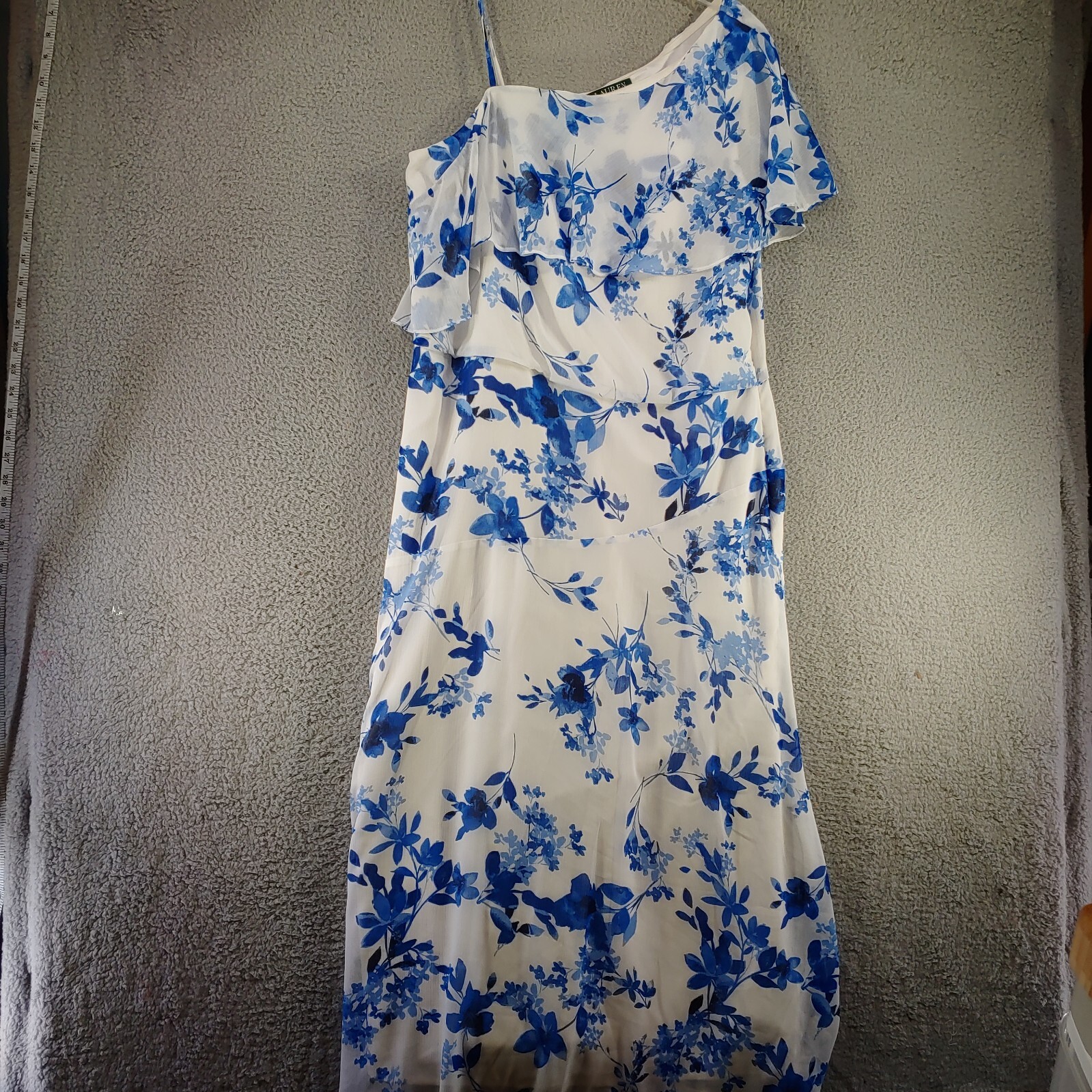 Lauren Ralph Lauren Dress Womens SZ 16 Sleeveless One Strap