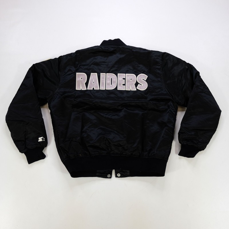 ロサンゼルスレイダース LOS ANGELS RAIDERS 80s-90s Rare VTG STARTER Los Angeles LA Raiders Satin Varsity Jacket