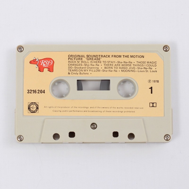 Grease The Original Soundtrack From The Motion Picture Cassette
