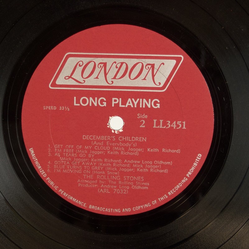 ☕【希少】未開封アナログ　Stones　 december's children The Rolling Stones – December's Children (And Everybody's
