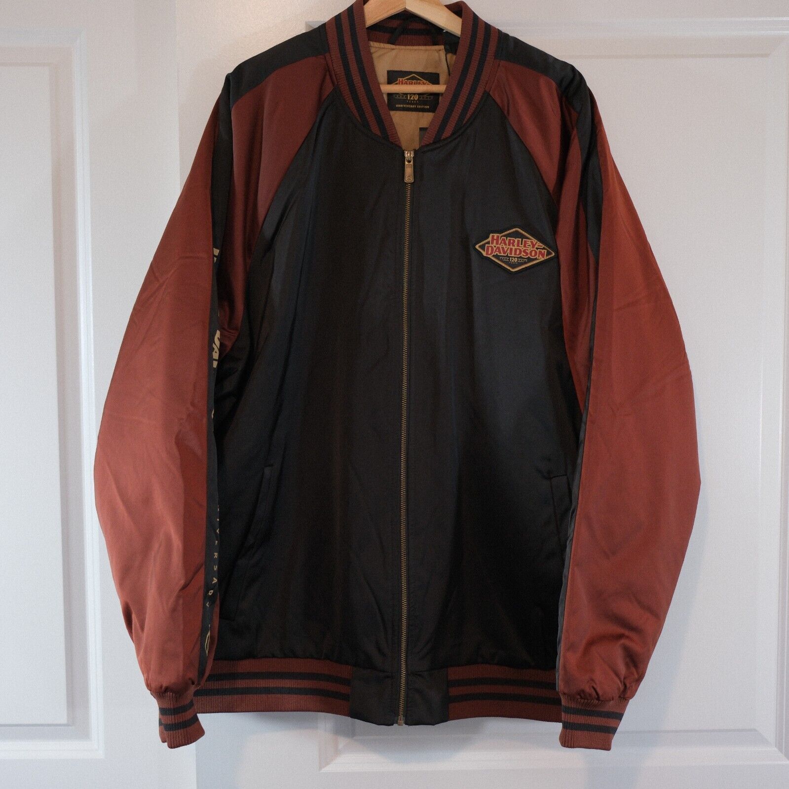 Harley Davidson 120th Anniversary Souvenir Jacket Limited Harley Davidson 120th Anniversary Souvenir Jacket Limited