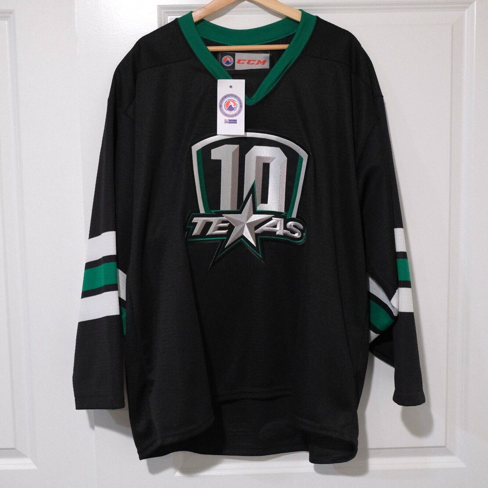 AHL Texas Stars Hockey 10th Anniversary Jersey Size L NWT | eBay