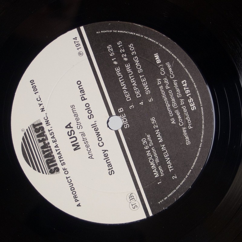 STRATA-EAST 　STANLEY COWELL Musa Stanley Cowell - Musa - Ancestral Streams on Strata East | eBay
