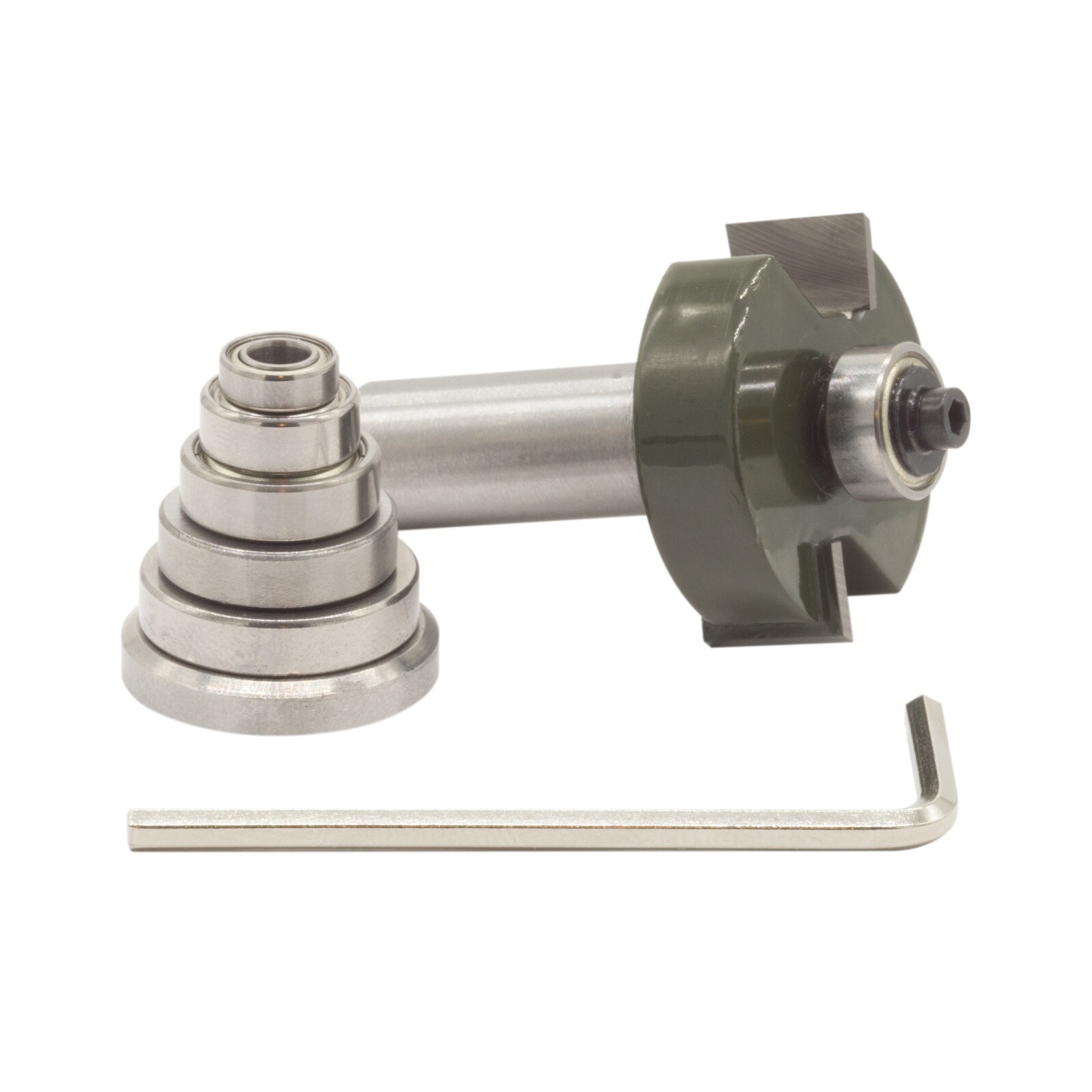 Download Rabbet Router Bit with 6 Bearing 1/4"" Shank for Carbide Wood Milling US | eBay
