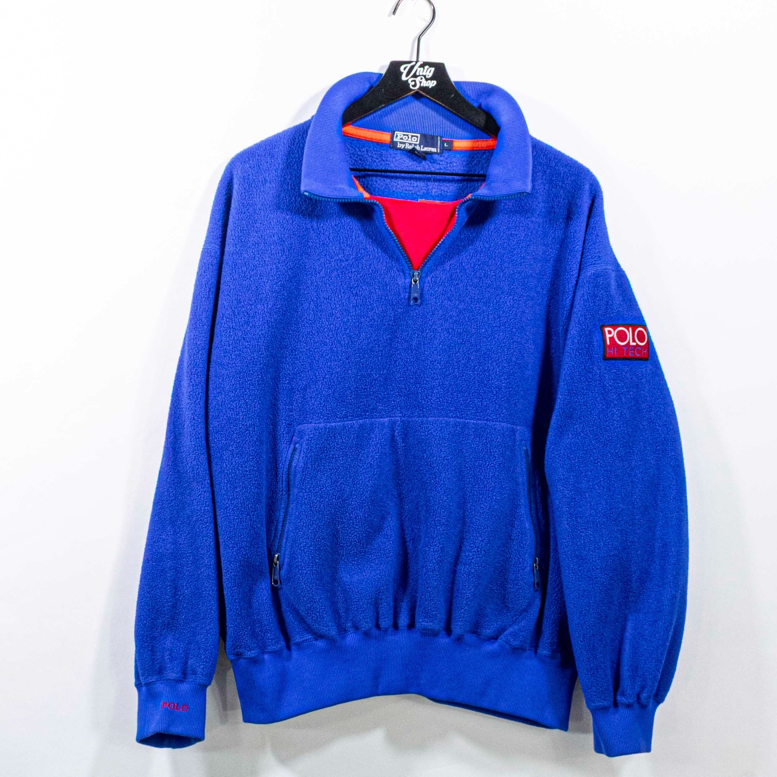 90s Polo RALPH LAUREN SPORTSMAN ブルゾン L Ralph Lauren Polo Sport Windbreaker Vtg 90s Yellow Nylon