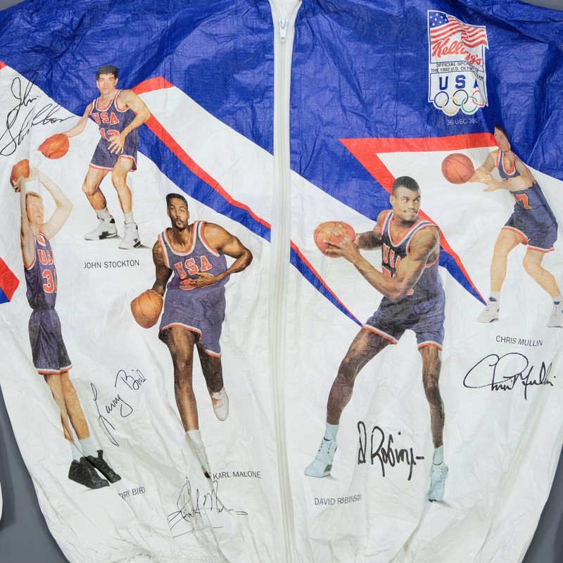 Rare Vintage TYVEK Dream Team USA Olympic Basketball 1992