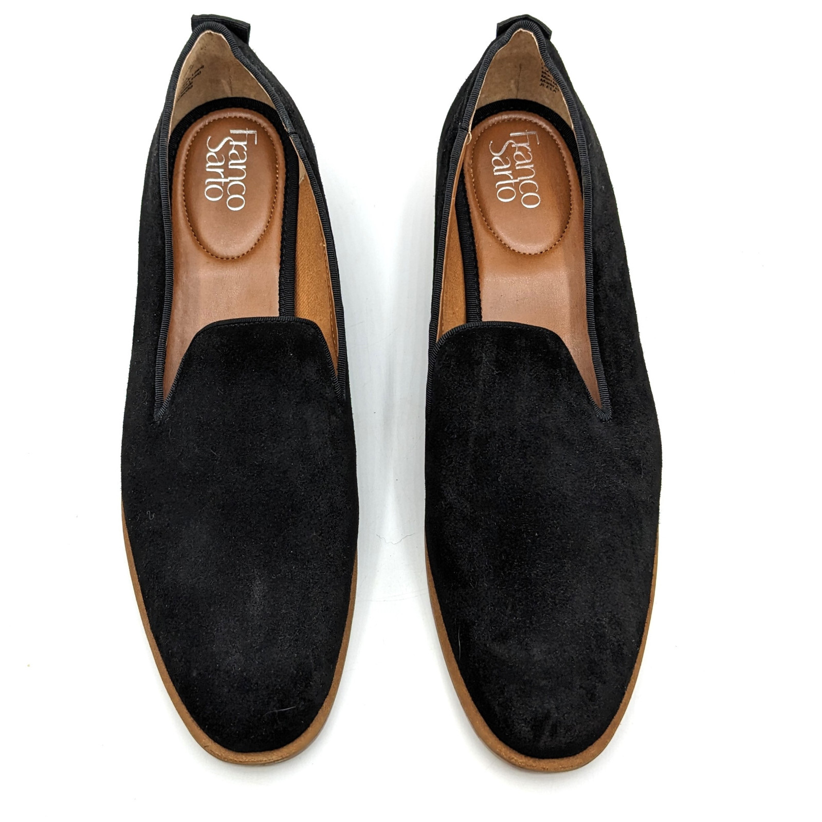 Franco Sarto Women's Jeena Ladies Slip-On Loafer Shoes Black - NEW - PICK SIZE